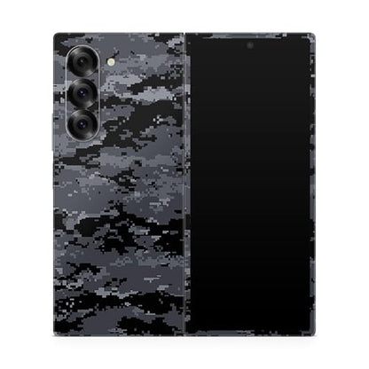 Phone Skin Compatible with Samsung Galaxy Z Fold 6 - Digital Camo - Premium 3M Vinyl Protective Wrap Decal Cover - Easy to Apply | Crafted in The USA by MightySkins - color: Digital Camo, style: Matte Finish