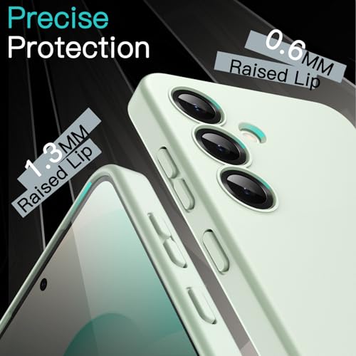 JETech Slim Case for Samsung Galaxy S25, Mint | Camera Lens Protection, Soft TPU Design, Matte Finish, Shockproof Protection - color: Mint, size: Galaxy S25