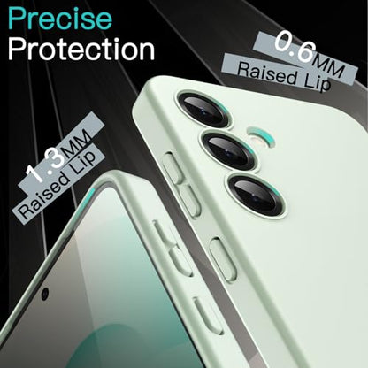 JETech Slim Case for Samsung Galaxy S25, Mint | Camera Lens Protection, Soft TPU Design, Matte Finish, Shockproof Protection - color: Mint, size: Galaxy S25