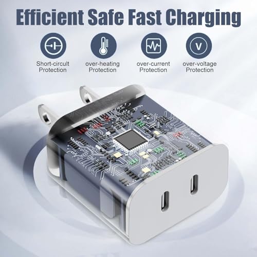 Fast Charger for iPhone 17,2Pack iPhone Charger Block with 10FT USB C Cable - size: 10FT
