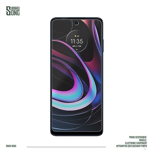3 Packs Screen Protector Case Friendly Anti-Scratch Ultra-Thin Clear HD Hardness Shatter Proof Tempered Glass Protective Film Compatible with Moto Edge 2021 5G.
