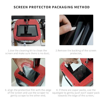 5Pcs Screen Protector for Anycubic Photon Mono M5S,Mono M5S Pro (10.1") - size: for M5S/M5S Pro