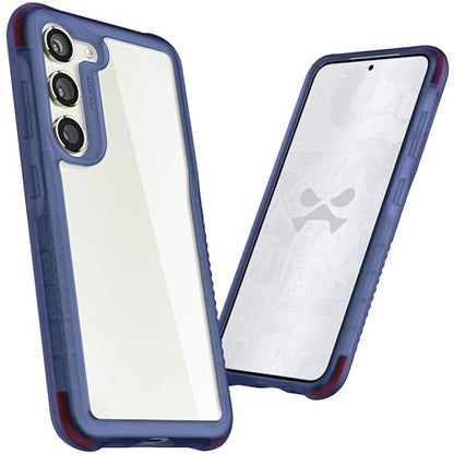 Ghostek Covert Samsung Galaxy S23 Case Clear with Military Grade Shockproof Protection, Non-Slip Grip, Protective Silicone Phone Cover Designed for 2023 Galaxy S23 (6.1") (Blue) - color: Blue [Limited], size: Galaxy S23