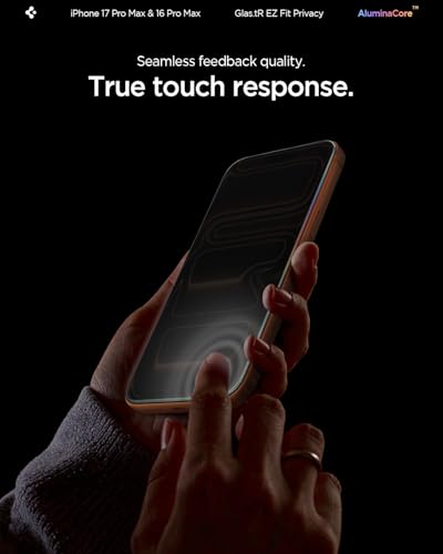 Spigen Privacy Screen Protector for iPhone 17 Pro Max, 16 Pro Max - size: iPhone 17 Pro Max | iPhone 16 Pro Max