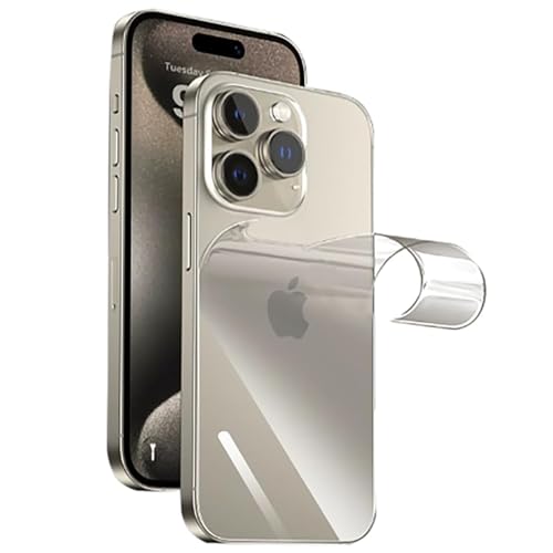 Epivol 2Pcs Back Screen Protector Film For iPhone 15 Pro Max Hydrogel Film Not Glass - color: 15 Pro Max HD Back Film