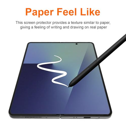 2 Pieces for Samsung Galaxy Z Fold 7 Matte Film Protection, Face Recognition Supported, Matte Anti-Reflect, Anti-Fingerprint Full Coverage Flexible TPU Film - size: Samsung Galaxy Z Fold 7