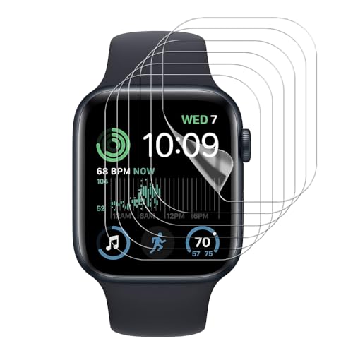 6 Pack Screen Protector For Apple Watch Series 4 / 5 / 6 / SE 3 2 1 (40mm) - size: 40mm