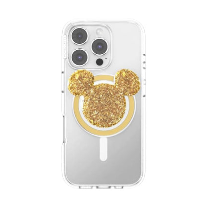 PopSockets Phone Grip for MagSafe, Magnetic Holder- Earridescent Ears - color: Earridescent Mickey Gold, style: MagSafe