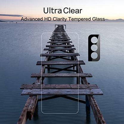 Ailun Glass Screen Protector for Galaxy S21fe 3Pack + 2Pack Camera Lens Tempered Glass Fingerprint Unlock Compatible 0.33mm Ultra Clear Anti-Scratch Case Friendly | Tempered Glass, Fingerprint Unlock Compatible, 0.33mm Ultra Clear, Anti-Scratch, Case Frie