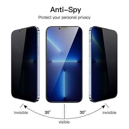 JETech Privacy Screen Protector for iPhone 13 Pro Max, 2-Pack - size: iPhone 13 Pro Max
