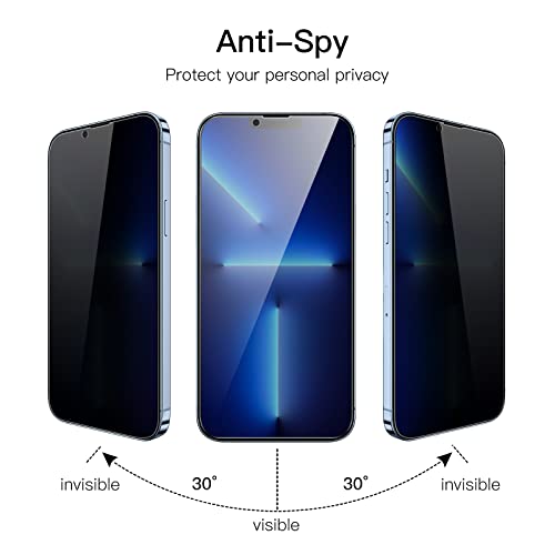 JETech Privacy Screen Protector for iPhone 13 Pro Max, 2-Pack - size: iPhone 13 Pro Max