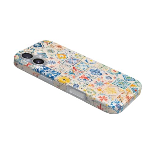 Casely iPhone 17 Case | Dolce Vita | Tuscan Tiles | Compatible with MagSafe | Classic Ultra Slim Design - color: Dolce Vita | Tuscan Tiles
