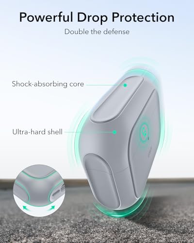 ESR for AirPods Pro 2 Case, Compatible with MagSafe, Gray - color: Gray, size: AirPods Pro 2&1 Case