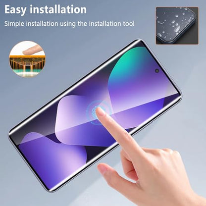 3-Pack for Xiaomi Redmi Note 15 5G Screen Protector Tempered Glass, 3D Full Edge Coverage Film, 9H Hardness HD Bubble-Free Film, Anti-Scratch Premium Protective Glass for Redmi Note 15 - size: Redmi Note 15