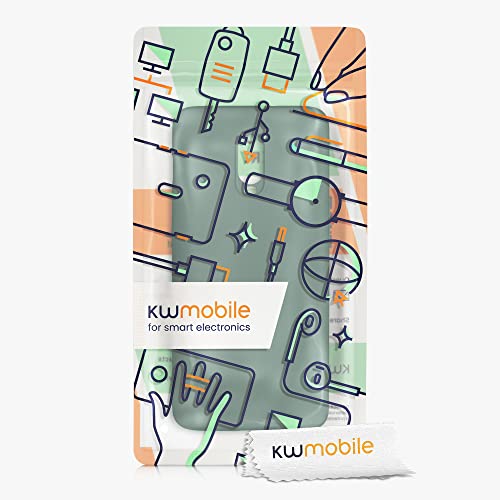 kwmobile Case Compatible with OnePlus 6T Case - Slim Protective TPU Silicone Phone Cover - Forest Green - color: forest green
