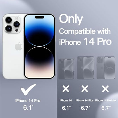 JETech Silicone Case for iPhone 14 Pro, Light Grey | Silky Soft Touch, Shockproof Protection, Scratch Resistant, Microfiber Lining - color: Light Grey, size: iPhone 14 Pro