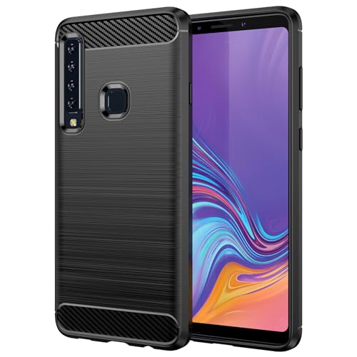 Case for Samsung A9 2018 Galaxy A9 2018 Carbon Fiber Phone Case Soft TPU Anti-Slip Durable Lightweight Protective Phone Cover for Samsung Galaxy A9 2018,Black - color: Black Striped, size: For Samsung Galaxy A9 2018
