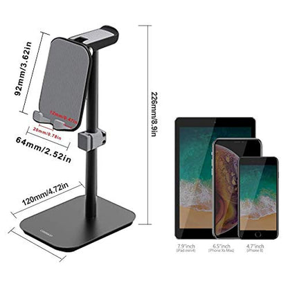 Headphone Stand Phone Holder - color: Silver