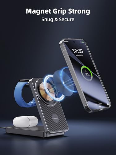3 in 1 Wireless Charger for Pixel Watch 3/2, Travel Watch Charger for Pixel