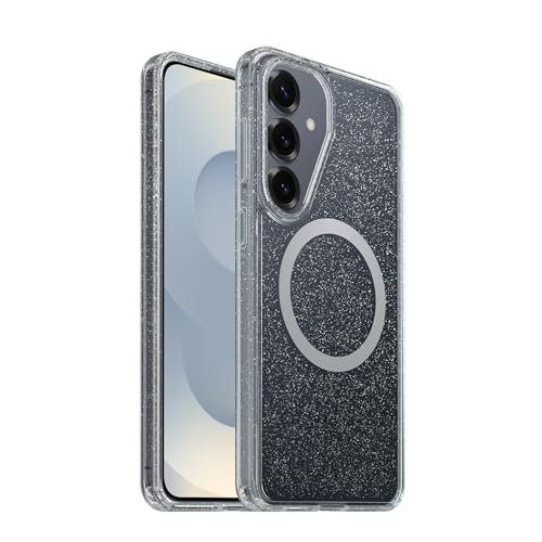 OtterBox Samsung Galaxy S26+ Symmetry Series Case - Stardust 4.0, Clear, Thin, Glitter Samsung Phone Case, Built-in Fast Charge Magnets & Raised Edges - color: Stardust Clear/Glitter, style: S26+