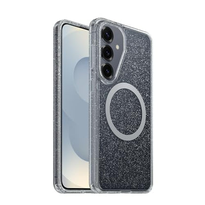 OtterBox Samsung Galaxy S26+ Symmetry Series Case - Stardust 4.0, Clear, Thin, Glitter Samsung Phone Case, Built-in Fast Charge Magnets & Raised Edges - color: Stardust Clear/Glitter, style: S26+
