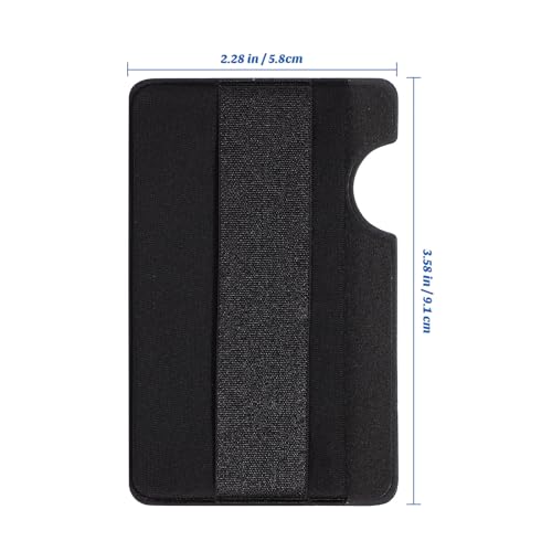 Phone Back Pocket Card Holder Self Adhesive Stretch Fabric for Bank Cards