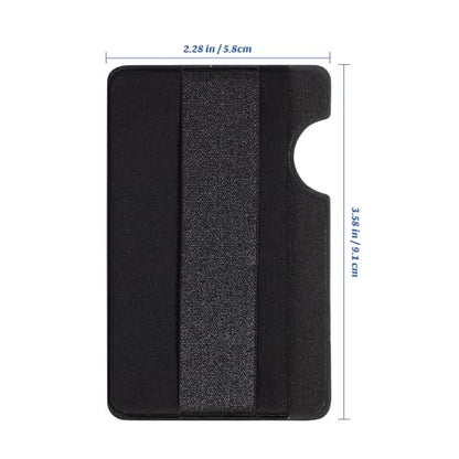 Phone Back Pocket Card Holder Self Adhesive Stretch Fabric for Bank Cards
