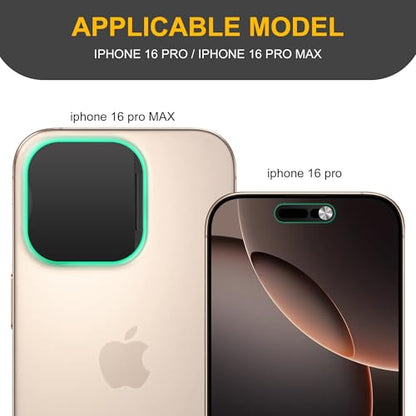 3 Pack Privacy Cover Compatible for iPhone 16 Pro/iPhone 16 Pro Max with 2 Front Camera Privacy Cover, Anti-Spy Camera Cover, Easy-Adhesive Design, Safeguard on iPhone 16 Pro/16 Pro Max. Black - size: iPhone 16 Pro/ iPhone 16 Pro Max