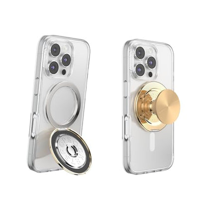 PopSockets Kick-Out Grip for MagSafe, Kickstand- Gold Radial - color: Gold Radial, style: MagSafe Kick-Out