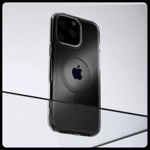 Spigen for iPhone 16 Pro Case, Ultra Hybrid MagFit [Anti-Yellowing] [Compatible with Magsafe] - Clear Graphite - color: Clear Graphite, size: iPhone 16 Pro