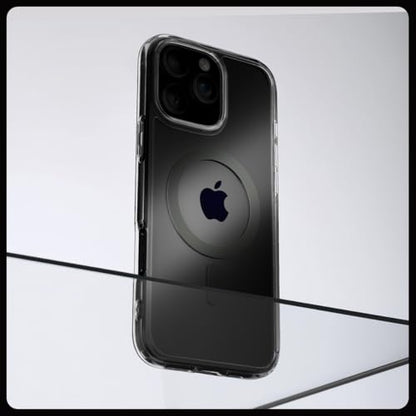 Spigen for iPhone 16 Pro Case, Ultra Hybrid MagFit [Anti-Yellowing] [Compatible with Magsafe] - Clear Graphite - color: Clear Graphite, size: iPhone 16 Pro