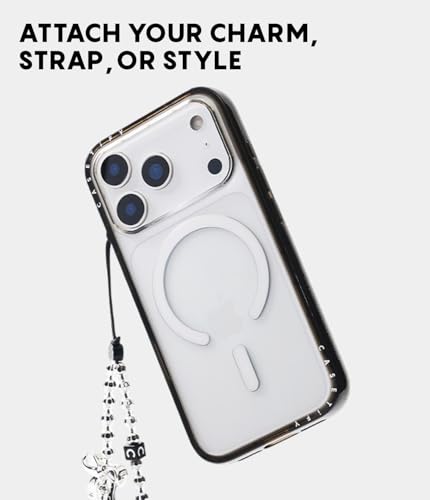 CASETiFY for iPhone 17 Case - Compact Compatible with MagSafe | Slim and Sleek | 4ft. 2x Military Grade Drop Protection | AF DREAM FLWRS | Black - color: 009. AF DREAM FLWRS, size: Iphone 17