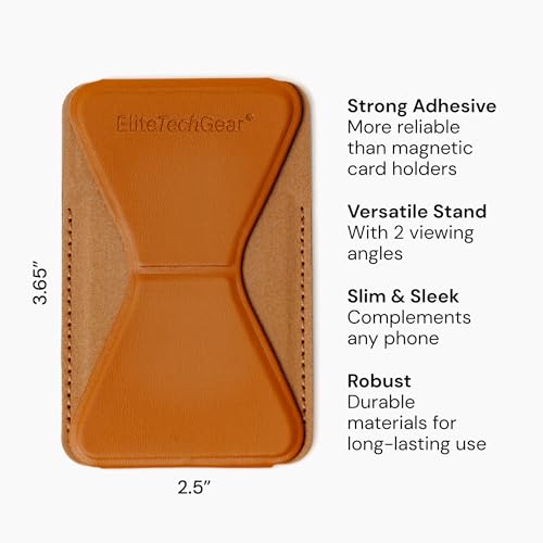 Elite Tech Gear Secure Phone Card Holder with Adjustable Stand