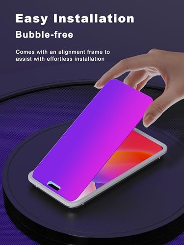 GIGIKISS Privacy Screen Protector for iPhone 16 Pro - size: for iPhone 16 Pro - 6.3 inch