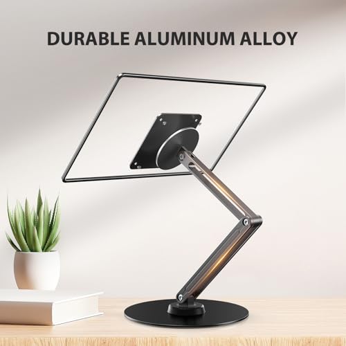 UPERFECT Magnetic VESA Stand, Adjustable Aluminum Arm for Portable Monitor - size: 19"