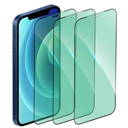 3 Pack Anti-Blue Light Screen Protector for iPhone 12 Pro Max - size: iPhone 12 Pro Max