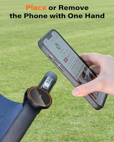 A2C Stroller Phone Holder for MagSafe, 2-in-1 Magnetic Phone Mount