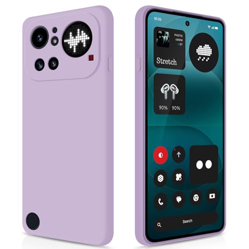 GiiYoon Silicone Case for Nothing Phone 4a Pro, Purple - color: Purple, size: Nothing Phone 4a Pro