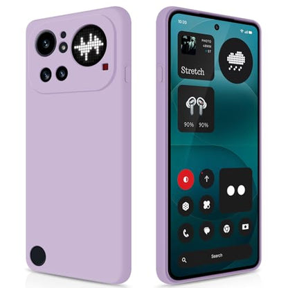 GiiYoon Silicone Case for Nothing Phone 4a Pro, Purple - color: Purple, size: Nothing Phone 4a Pro