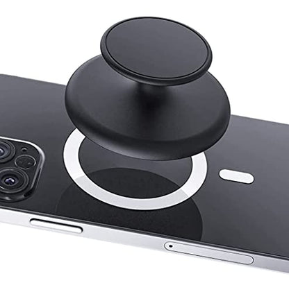ENCASED Magnetic Phone Grip - Designed for MagSafe, iPhone 16/15 Pro Max and iPhone 14/13/12 Cases and Accessories (2-in-1 Holder + Kickstand)