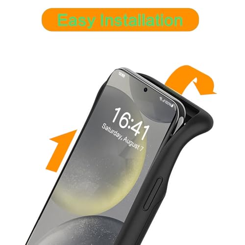 Battery Case for Galaxy S23, 10000mAh Portable Wireless Charging Case Supporting Carplay, Compatible with Galaxy S23 (6.1 inch) Rechargeable Extended Battery Charger (Black) - size: Galaxy S23