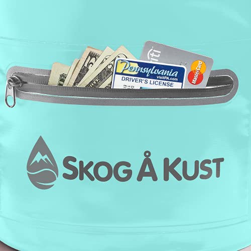 Skog Å Kust DrySak Roll Top Waterproof Bag, 5, 10 & 20 Liter - color: Mint, size: 10 Liter