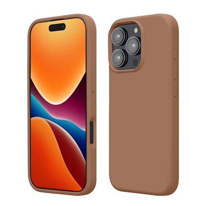 kwmobile Case Compatible with Apple iPhone 16 Pro Case - TPU Silicone Phone Cover with Soft Finish - Cappuccino - color: Cappuccino, size: iPhone 16 Pro
