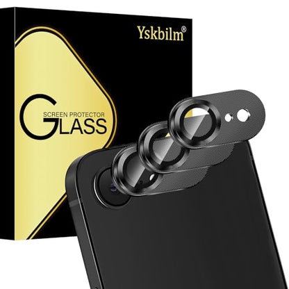 (3 Pack) Camera Lens Protector for iPhone 17e / iPhone 16e - color: Black