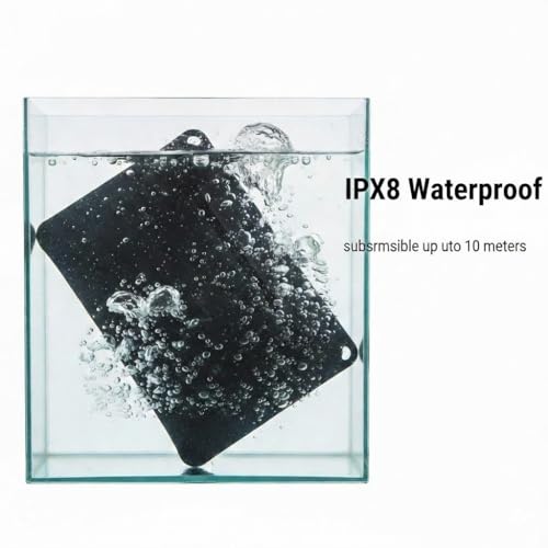 IPX7 Waterproof Bag Underwater Dry Bags Safe Storage Zipper Pouch to Keep Your Valuables Dry for Water Activities （New Black） - color: New Black