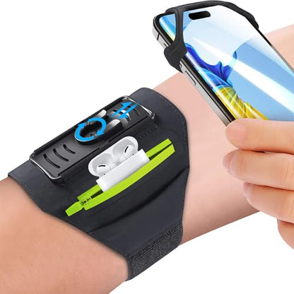 10 Pack Cell Phone Holder Armband : Adjustable Strap Arm Bands Case Compatible with iPhone 15 14 13 12 11 Mini Pro Max Plus Samsung Galaxy Pixel for Workout Exercise Sports - color: 10 Pack Black Armband