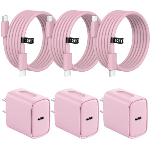 iPhone Charger Fast Charging 10FT iPhones 17 16 15 Charger - color: Pink, size: 10FT