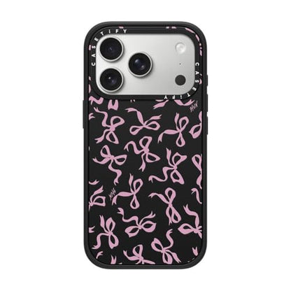 CASETiFY for iPhone 17 Pro Case - Impact Compatible with MagSafe | 8.2 ft. 4x Military Grade Drop Protection | BOWS | Matte Black - color: BOWS, size: Iphone 17 Pro (6.3")