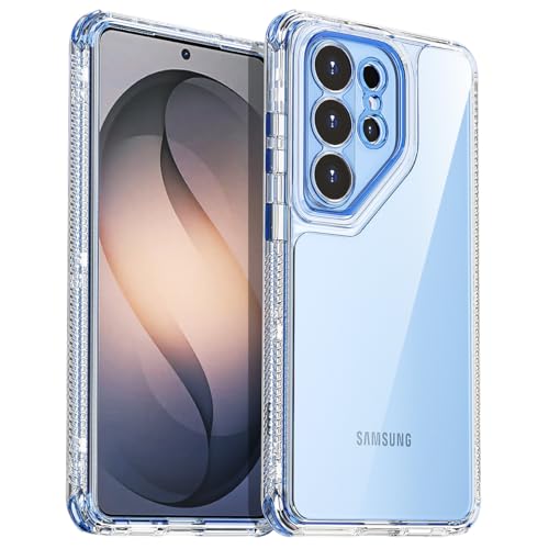 AICase for Samsung Galaxy S26 Ultra Case Clear,Heavy Duty Durable 3-Layer Crystal Transparent [Not Yellowing][Military Grade Drop Protection] Shockproof/DropProof Protective for S26 Ultra 6.9" 2025_6 - color: Blue, size: Samsung Galaxy S26 Ultra