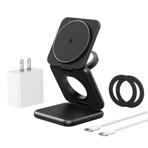 KU XIU 3 in 1 Charging Station for Samsung Phone Watch Buds - color: Black